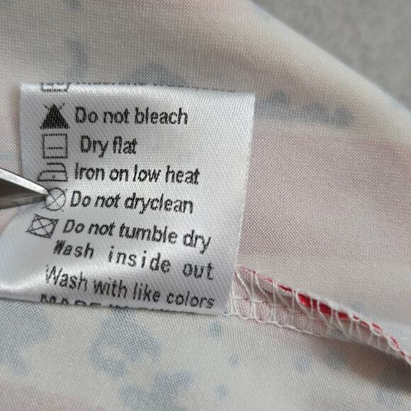 Patriotic Sleeveless round Collar Stripes & Stars Women's Flowy Tank Top NWOT - Picture 10 of 10